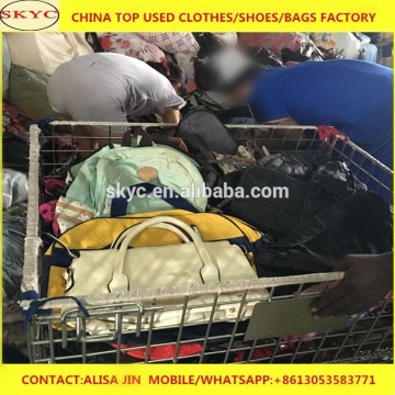 China original all materials used second handbags, men office used bags, used school bags stock in Dongguan factory