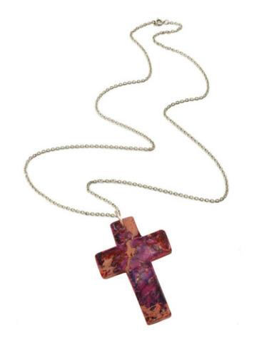 Large Cross Pendant Necklace Big Cross Necklace