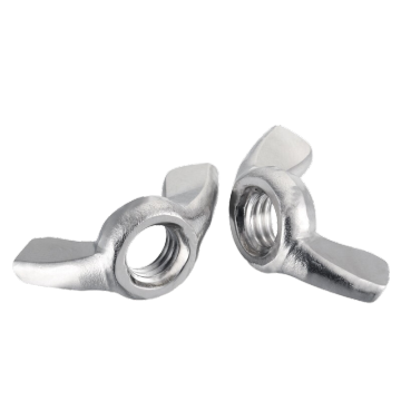High Quality Stainless Steel 304 Wing Nuts with Edged Wings - M4 Hot Sale - DIN314