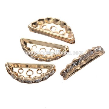 gold plated rhinestone beads accessories making