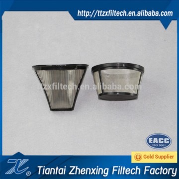 Coffee and tea Strainer Basket with plastic rock mesh filter