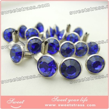 Sapphire rhinestone eyelets,strass eyelets,crystal eyelets,grass eyelets