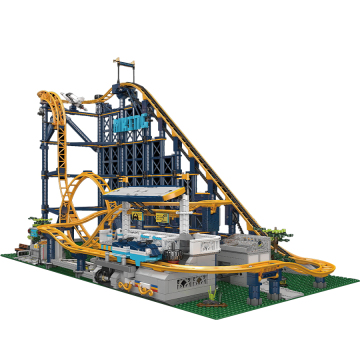 Mold King 3024pcs Park Roller Coaster Model Building Blocks Bricks City Loop Coaster Toy Set for Kids - ของขวัญคริสต์มาส
