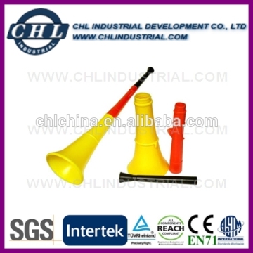 Colorful fan horn for football events