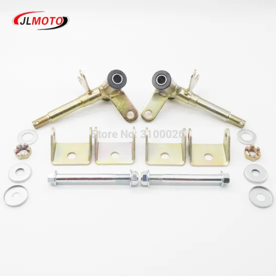 1Pair/2pcs Steering Strut Knuckle Spindle Fit For Disc Brake of ATV 49cc 50cc 70cc 90cc 110cc Go Kart Buggy UTV Quad Bike Parts