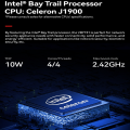 Penghala pc mini fanless dengan 6lan rj45 com