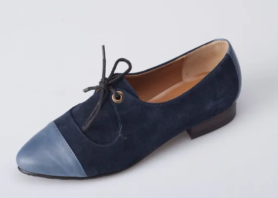 Ballerina Flat Shoes , Us 6-9.5 Brown Genuine Leather Tpr Outsole