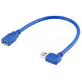USB 3.0 AM-AFエルボー90度ケーブル