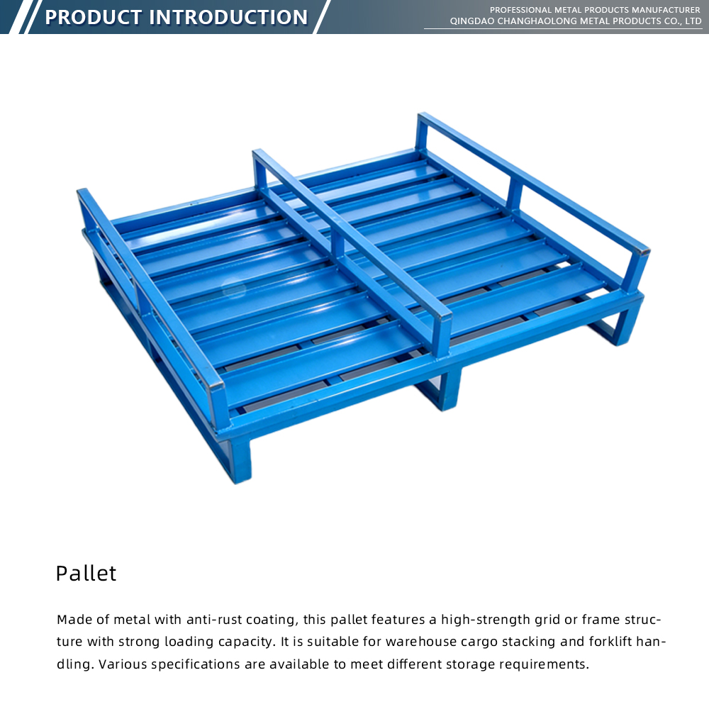 Steel Pallet with Edge Guards x