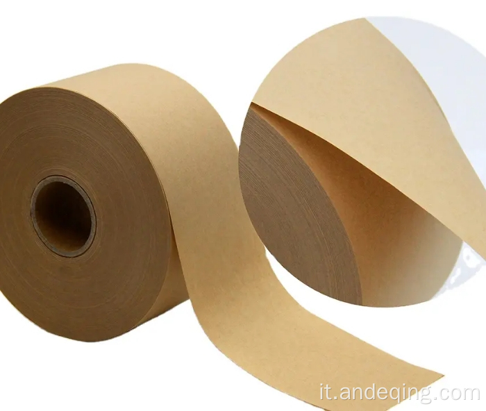 Nastro per carta ecologico kraft jumbo roll bruno nastro