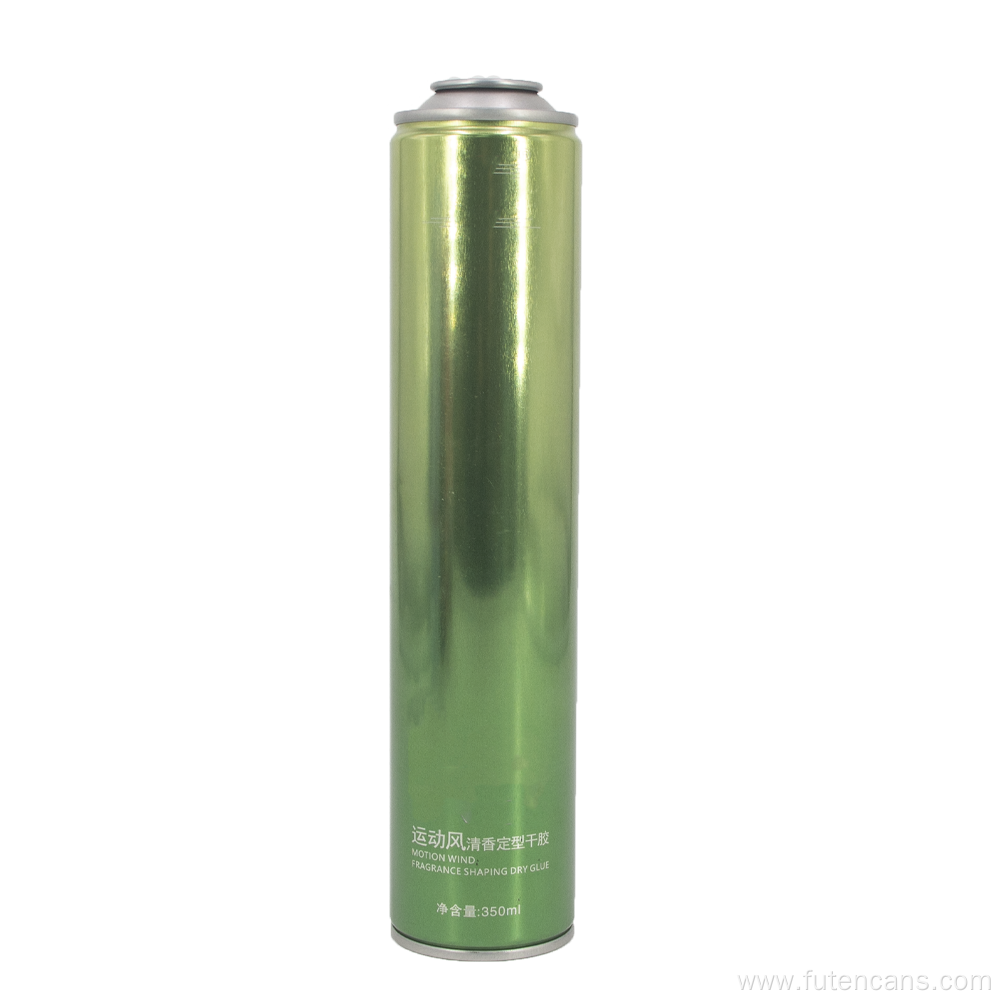 52mm hair spray tin can with metal valve