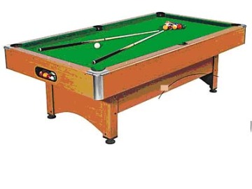 7ft Yellow Billiard Table Game