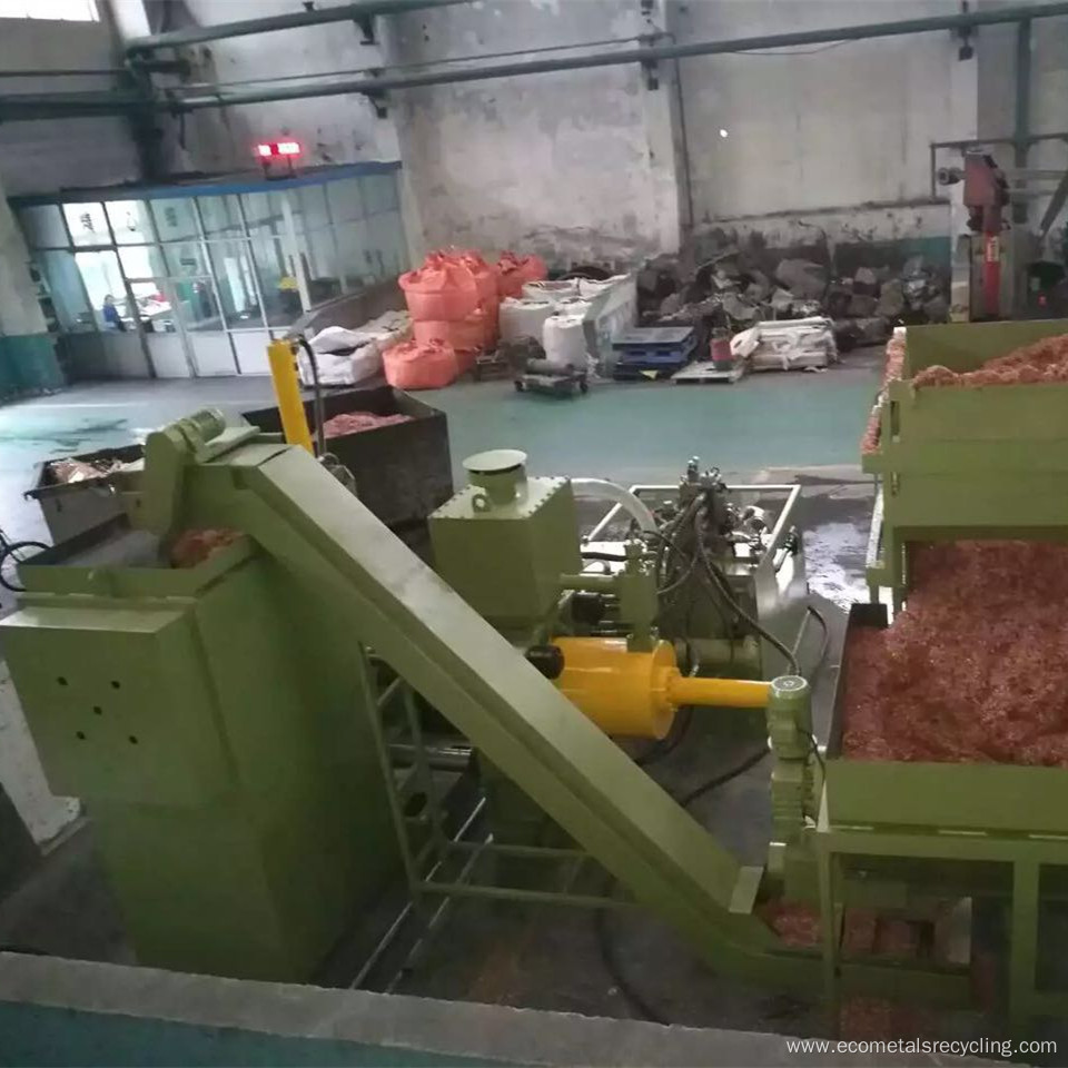 Horizontal Scrap Steel Turnings Briquette Making Machine