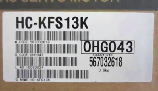 HC-KFS13K Mitsubishi System Servo Motor With Encoder
