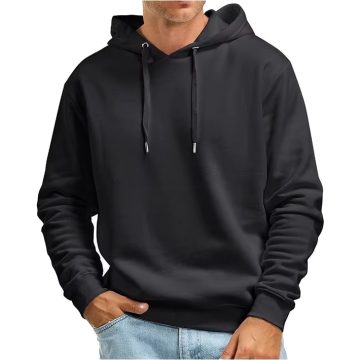 Weiche Baumwollblech-Plüschpullover-Kapuze-Sweatshirts für Männer