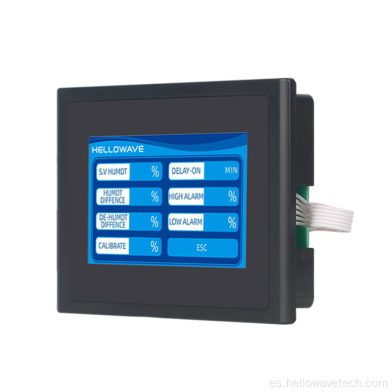 Controlador digital 2 en 1 para temperatura y humedad