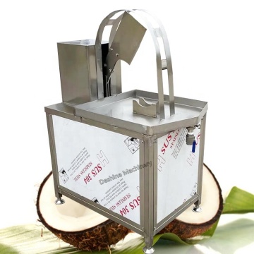 Kokosnuss -Halbschneidemaschine und Wasserextraktionsmaschine