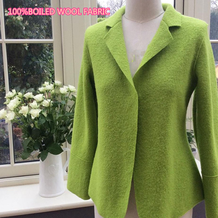 boiled wool fabric of 100% wool