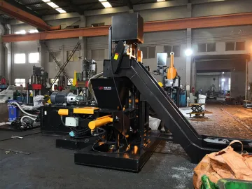Vertical Briquette Press for Aluminum Shaving Chips