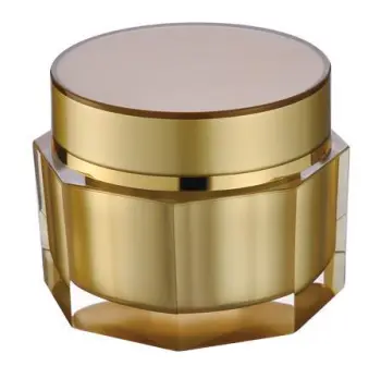 Octagon Empty Acrylic Cosmetic Jar