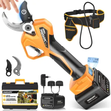 Cordless Electric Pruner 40MM: Rechargeable Pruning Shears for Fruit Tree Branches