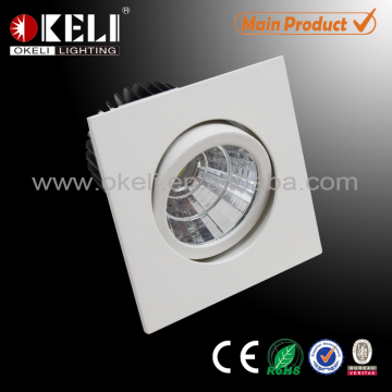 factory brown box Aluminum ultra slim square led downlight