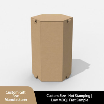 Hexagonal Shaped Packaging Carton