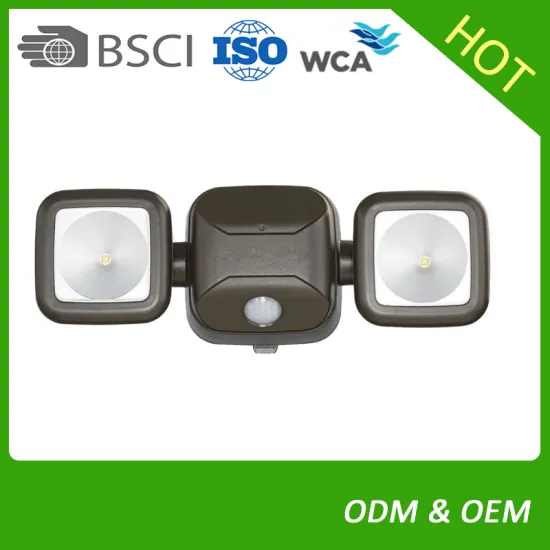 Wireless Battery Operated Outdoor Motion Sensor Activated LED Spotlight