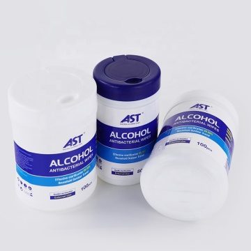 Canister Alcohol Antibacterial Wipes