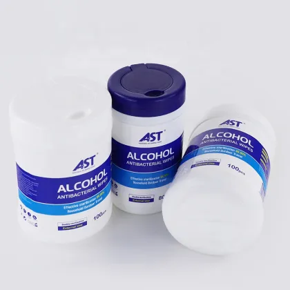 Alcohol Antibacterial Canister Wet Wipes