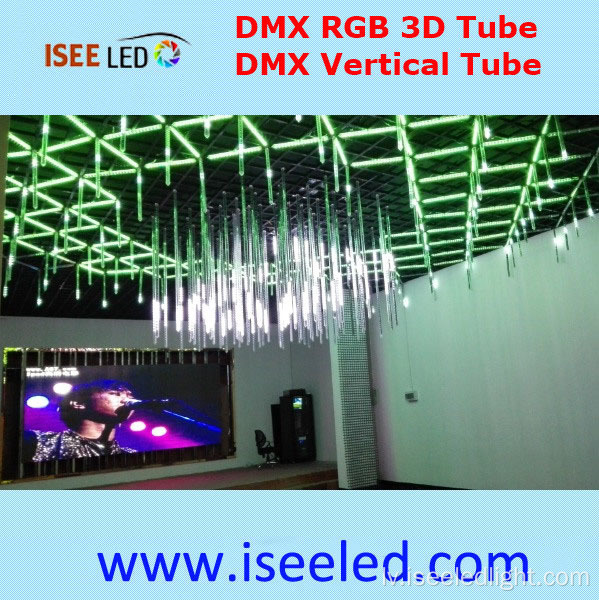Audio vadības programmējams RGB 3D LED caurules gaisma