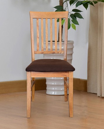 Wooden Dining Chairs with 6 Back Slats