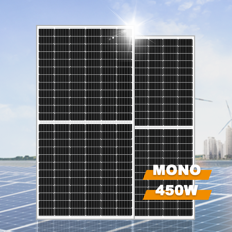 440W 450W Full Black Mono Crystalline Solar Panel