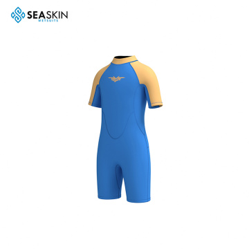 Niños de piel de marco corta neoprene buceo springsuit wetsuit