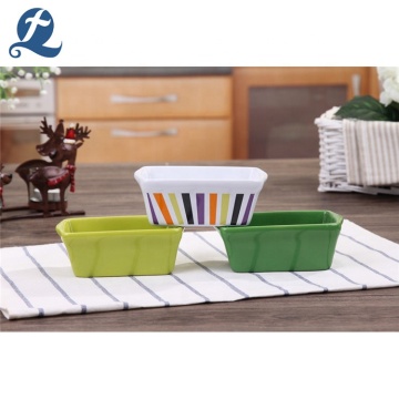 Wholesale Custom Rectangle Ceramic Bakeware Set