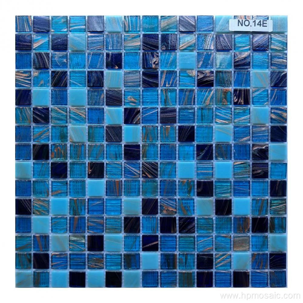 Swimming pool mosaic tile