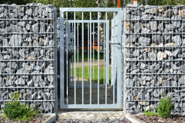 Galvanized steel welded gabion box for decorate