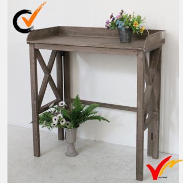 shabby chic wooden outdoor table