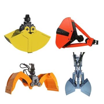 New 360 Degree Rotating Hydraulic Grapple for Forestry Cranes - Ideal for Retail and Building Material Industries