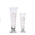 Conical Short Lines Glass Measuring Cylinders with Spout