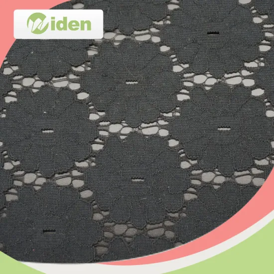 fancy top african guipure nylon cotton embroidered lace fabric