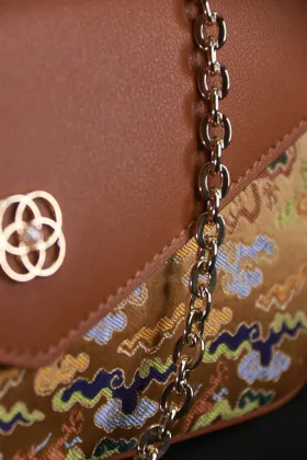 Orange Casual Handbag for Daily Use