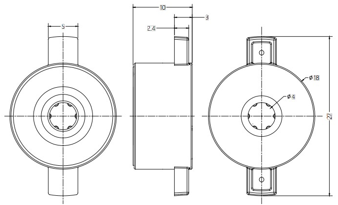 Computer Conference Table Rotary Damper