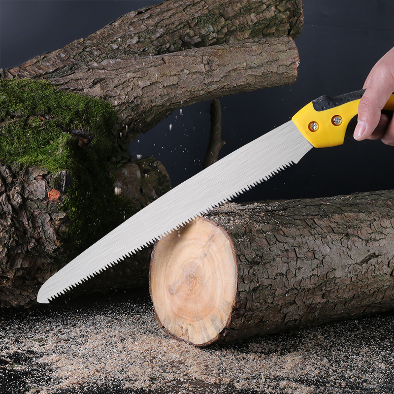 Handmade portable carpenter saw logging garden pruning tool outdoor camping garden hand saw with Plastic Handle