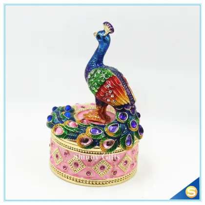 Wedding Gift Decorative Phoenix Jewelry Box Trinket Box Storage Box