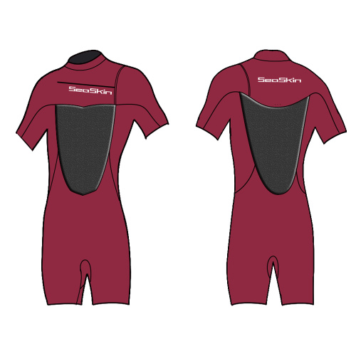 Seaskin 3mm Jako Chest Zip Short Sleeve Wetsuit