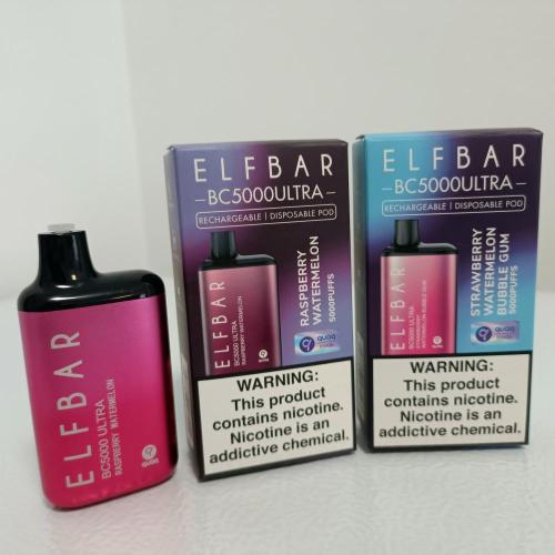 Elf Bar BC5000 Ultra descartável vape quaq