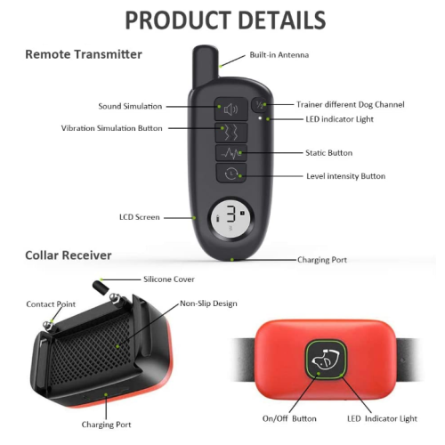 Dog Shock Collar with Remote