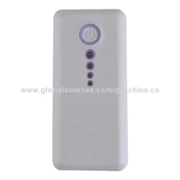 5,200mAh Fashionable Power Bank, 5.0V DC-1A Input, Long Battery Lifespan
