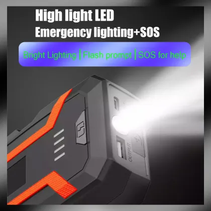 High Power 32000mAh Jump Starter Power Bank - Portable Car Jump Starter 12V